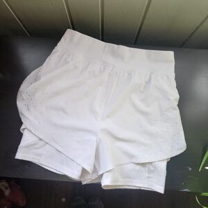 White Athletic Shorts